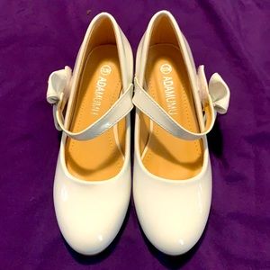 White girls healed dress shoes